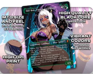 Hei Bai, Forest Guardian (Gyaru) proxy card size and print guide