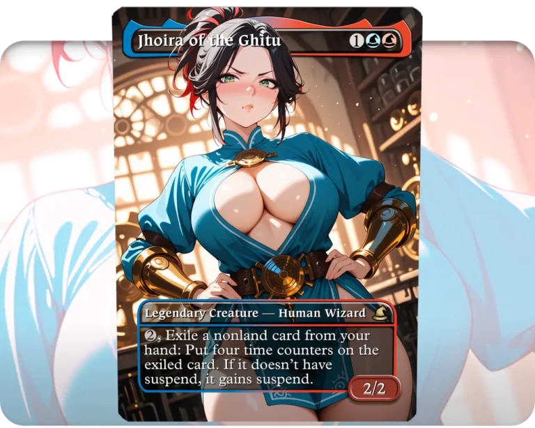 Jhoira of the Ghitu custom MTG proxy single card artwork