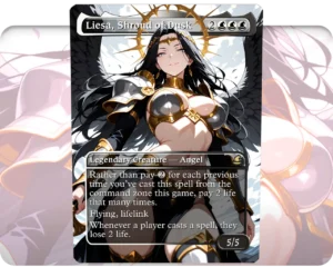 Liesa, Shroud of Dusk custom MTG proxy single card artwork