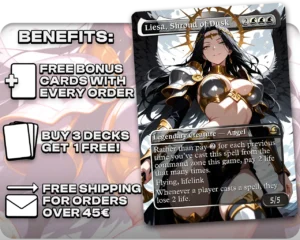 Liesa, Shroud of Dusk proxy card promotional artwork