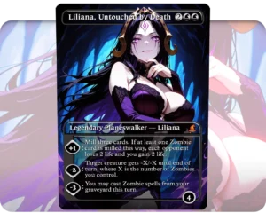 Liliana, Untouched by Death custom MTG proxy single card artwork