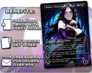 Liliana, Untouched by Death proxy card promotional artwork