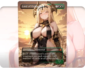 Lord of Extinction custom MTG proxy single card artwork