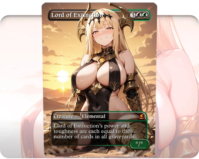 Lord of Extinction custom MTG proxy single card artwork