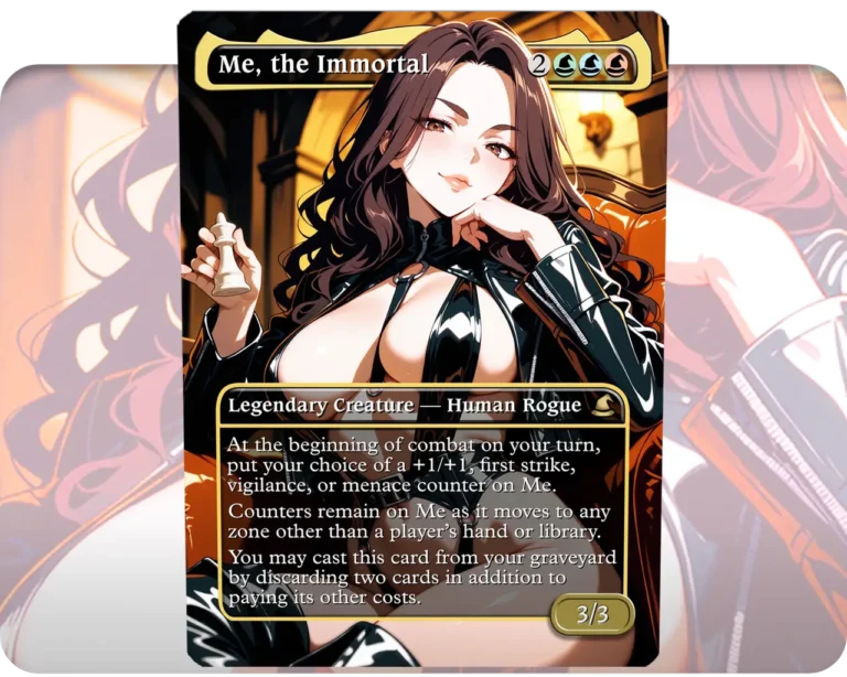 Me, the Immortal custom MTG proxy single card artwork