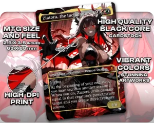 Ziatora, the Incinerator proxy card size and print guide