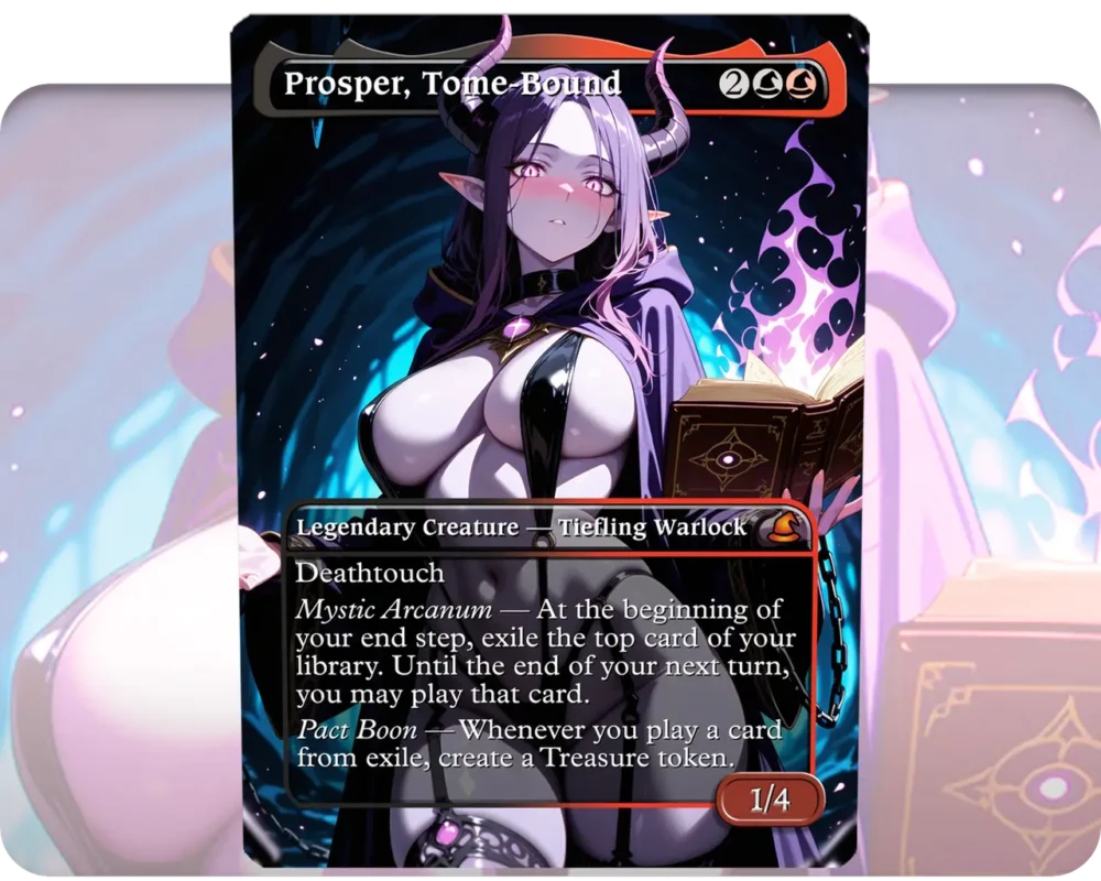 Prosper, Tome-Bound custom MTG proxy single card artwork
