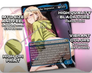 Marin Kitagawa (Adult Version) - Sakashima the Impostor proxy card size and print guide