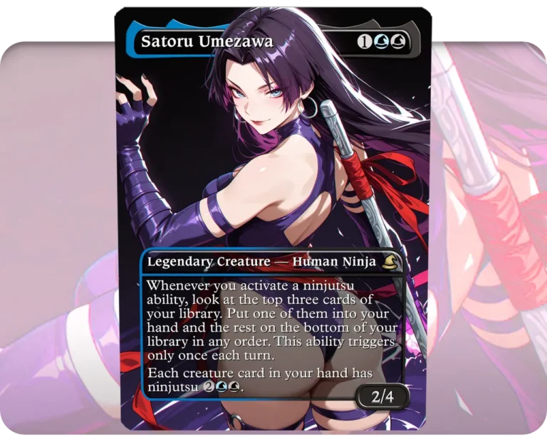 Psylocke (Marvel) - Satoru Umezawa custom MTG proxy single card artwork