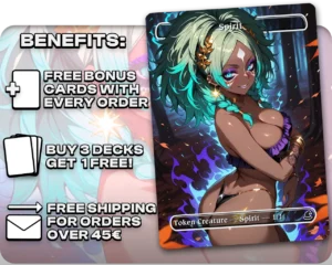 Spirit Token (Gyaru) v2 proxy card promotional artwork