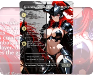 Summon: Primal Odin custom MTG proxy single card artwork
