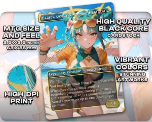Mantis Oceanic Harmony (Marvel Rivals) - Szarel, Genesis Shepherd proxy card size and print guide
