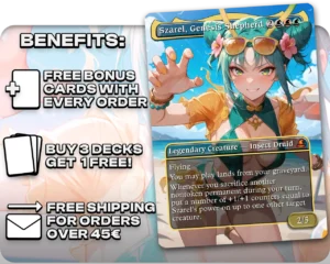 Mantis Oceanic Harmony (Marvel Rivals) - Szarel, Genesis Shepherd proxy card promotional artwork