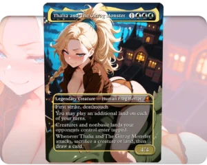 Gemma (MHW) - Thalia and The Gitrog Monster custom MTG proxy single card artwork