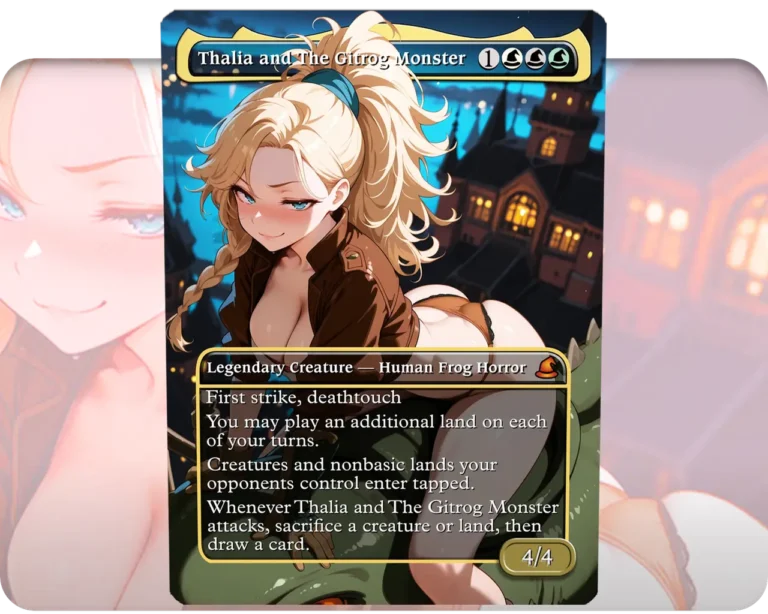 Gemma (MHW) - Thalia and The Gitrog Monster custom MTG proxy single card artwork