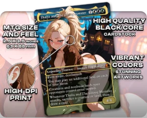 Gemma (MHW) - Thalia and The Gitrog Monster proxy card size and print guide