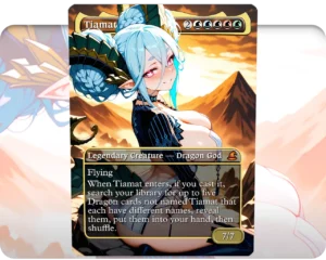 Tiamat (Fate) - Tiamat custom MTG proxy single card artwork