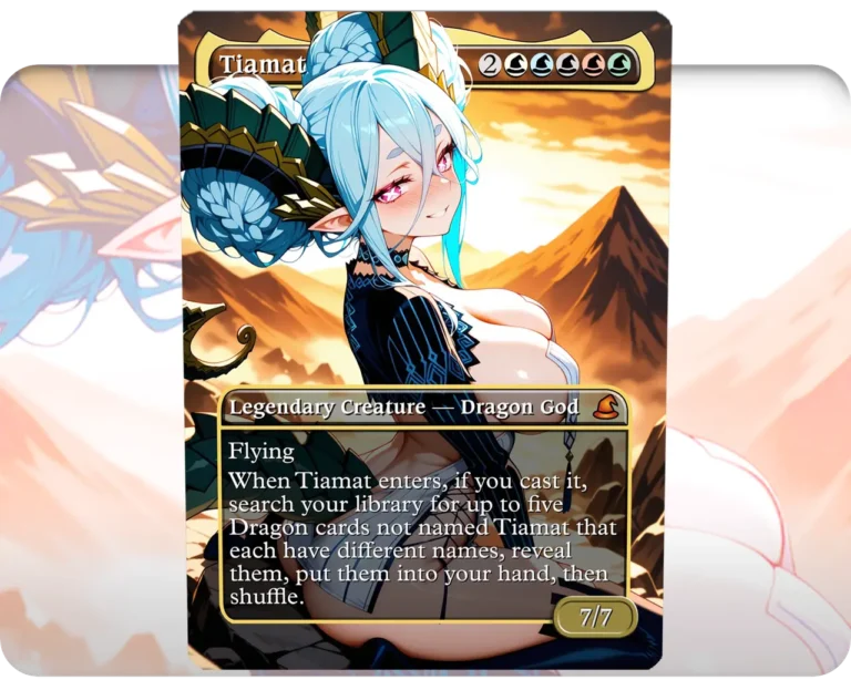 Tiamat (Fate) - Tiamat custom MTG proxy single card artwork
