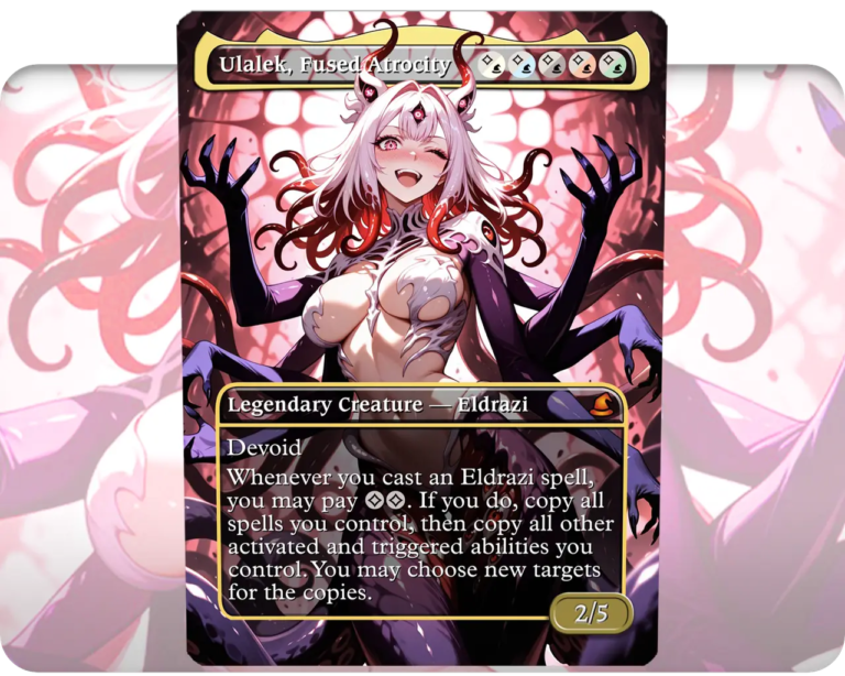 Ulalek, Fused Atrocity custom MTG proxy single card artwork