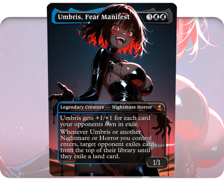 Umbris, Fear Manifest custom MTG proxy single card artwork