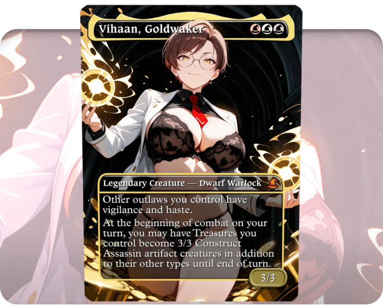 Vihaan, Goldwaker custom MTG proxy single card artwork