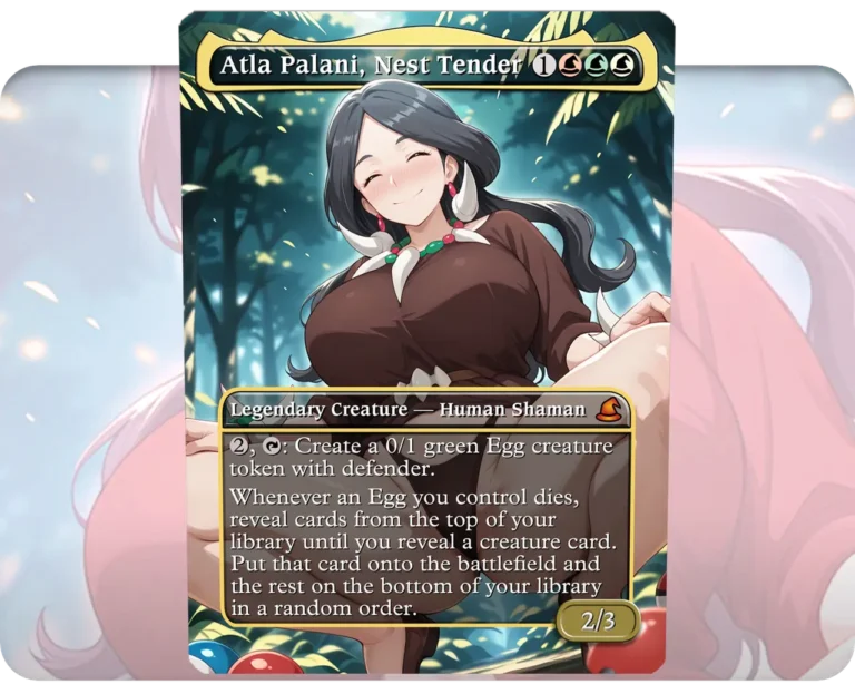 Drasna (Pokemon) - Atla Palani, Nest Tender custom MTG proxy single card artwork