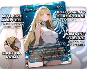 Lusamine (Pokemon) - Cynette, Jelly Drover proxy card size and print guide