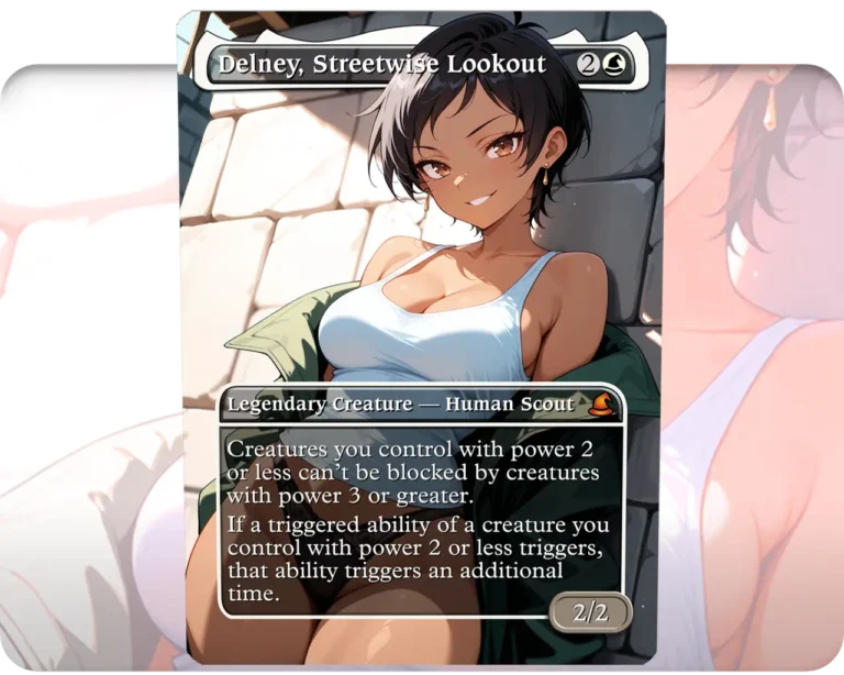 Lois Lane (MAWS) - Delney, Streetwise Lookout custom MTG proxy single card artwork