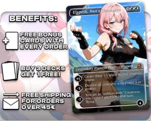 Lightning (Final Fantasy) - Elspeth, Sun's Champion proxy card promotional artwork
