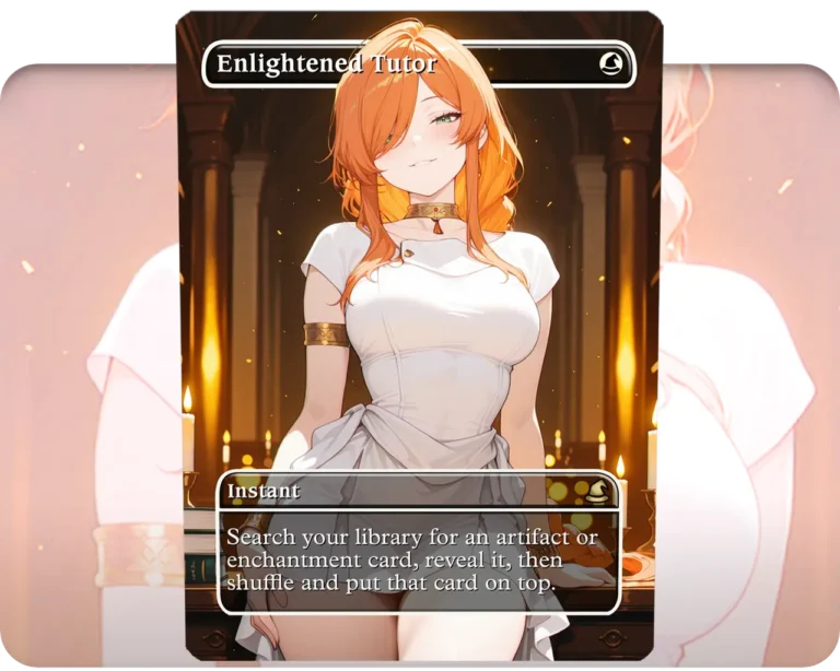 Flamme (Sousou no Frieren) - Enlightened Tutor custom MTG proxy single card artwork