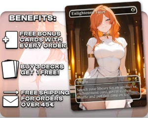 Flamme (Sousou no Frieren) - Enlightened Tutor proxy card promotional artwork