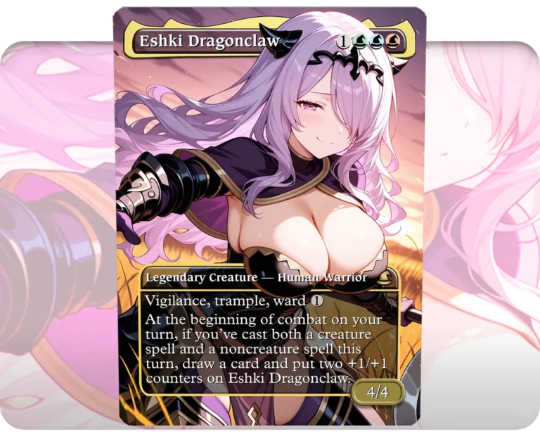 Camilla (Fire Emblem) - Eshki Dragonclaw custom MTG proxy single card artwork