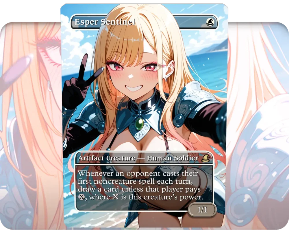Marin Kitagawa (Adult Version) - Esper Sentinel custom MTG proxy single card artwork