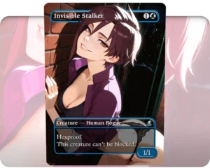Invisigal (Dispatch) - Invisible Stalker custom MTG proxy single card artwork