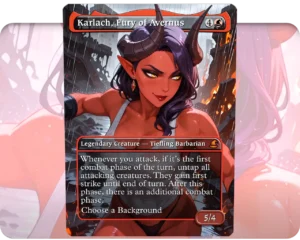 Malevola (Dispatch) - Karlach, Fury of Avernus custom MTG proxy single card artwork