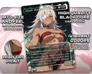 Ghislaine Dedoldia (Mushoku Tensei) - Kutzil, Malamet Exemplar proxy card size and print guide