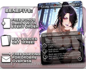 Lulu (Final Fantasy) - Liliana, Dreadhorde General proxy card promotional artwork