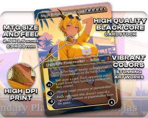 Nicol Bolas, Dragon-God proxy card size and print guide