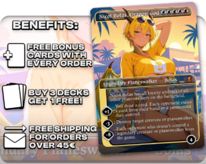 Nicol Bolas, Dragon-God proxy card promotional artwork