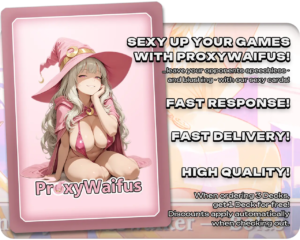 Pink ProxyWaifus card back supplied with the Nicol Bolas, Dragon-God proxy single