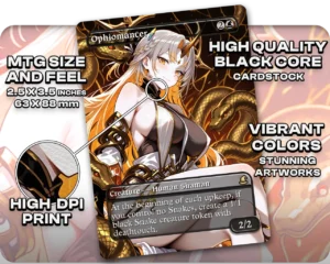 Gullveig (Fire Emblem) - Ophiomancer proxy card size and print guide