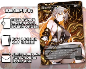 Gullveig (Fire Emblem) - Ophiomancer proxy card promotional artwork