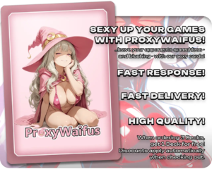 Pink ProxyWaifus card back supplied with the Sheoldred, Whispering One proxy single