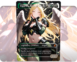 Sigarda, Host of Herons custom MTG proxy single card artwork