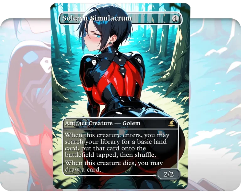 Elster (Signalis) - Solemn Simulacrum custom MTG proxy single card artwork