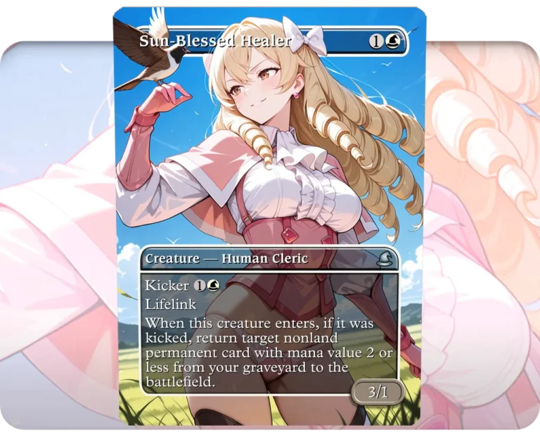 Maribelle (Fire Emblem) - Sun-Blessed Healer custom MTG proxy single card artwork