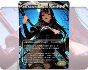 The Reaper, King No More custom MTG proxy single card artwork