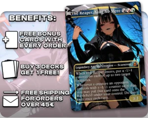 The Reaper, King No More proxy card promotional artwork