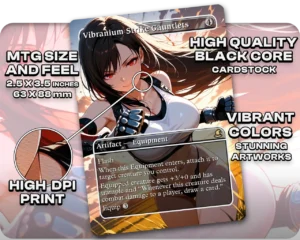 Tifa Lockhart (Final Fantasy) - Vibranium Strike Gauntlets proxy card size and print guide