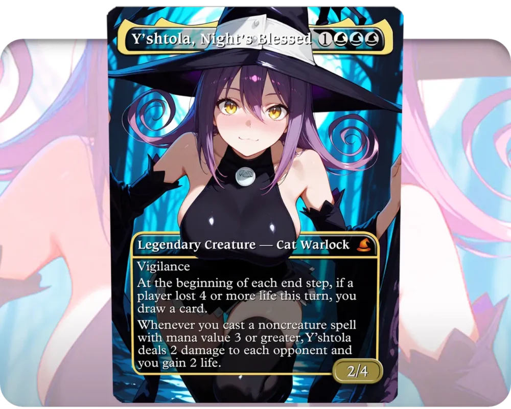 Blair (Soul Eater) - Y'shtola, Night's Blessed custom MTG proxy single card artwork